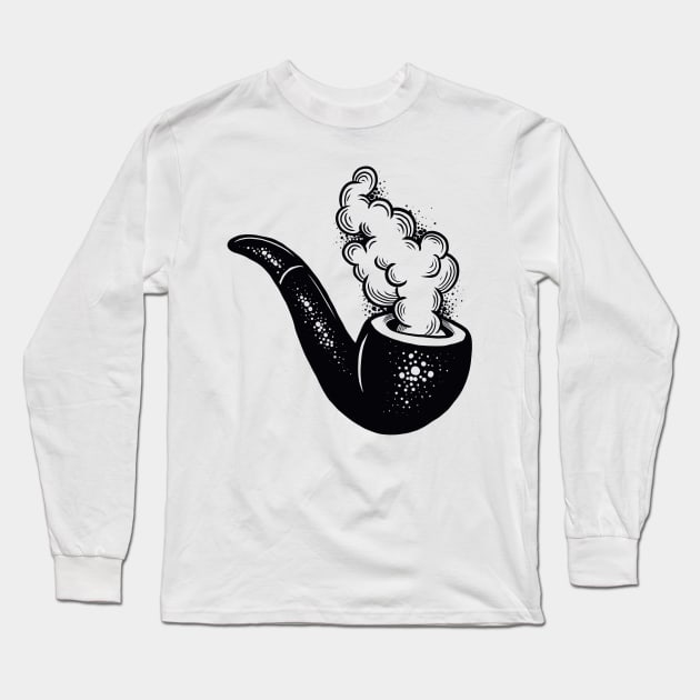 tobacco pipe Long Sleeve T-Shirt by Adorline